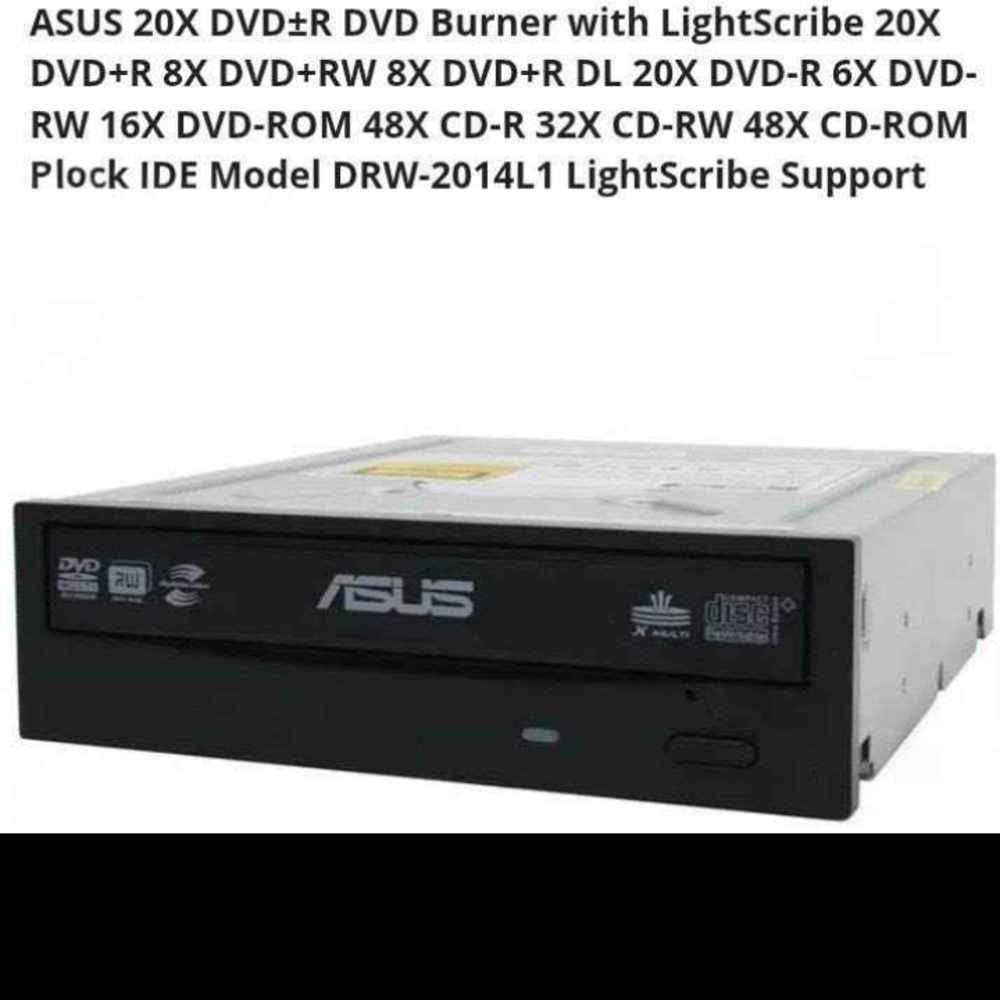 ASUS Gray DVD±R Burner with LightScribe Technology